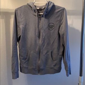 Grey jacket hoodie